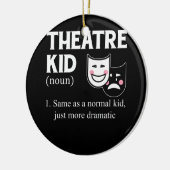 Theater Kind Definition Actor Meer dramatische act Keramisch Ornament (Links)