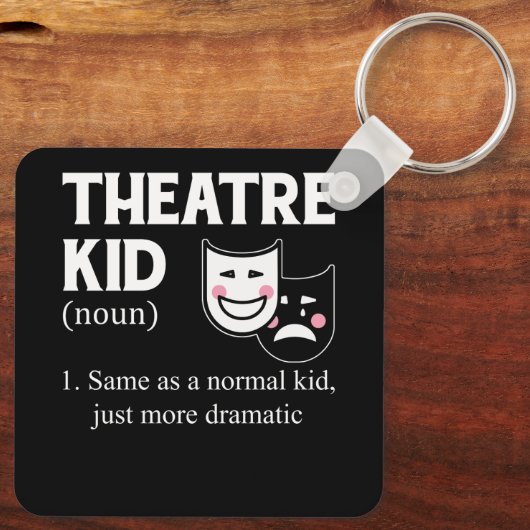 Theater Kind Definition Actor Meer dramatische act Sleutelhanger (Achterkant)