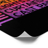 Theater Life Audition repetitie Tech Week Poster (Hoek)