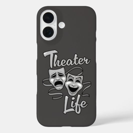 Theater Life Comedy en Tragedy Masks Case-Mate iPhone Case (Achterkant)