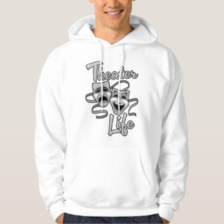 Theater Life Comedy en Tragedy Masks Hoodie
