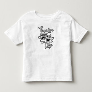 Theater Life Comedy en Tragedy Masks Kinder Shirts