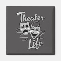 Theater Life Comedy en Tragedy Masks