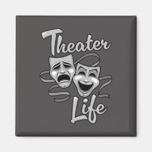 Theater Life Comedy en Tragedy Masks Magneet