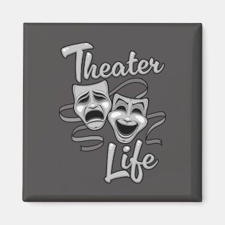 Theater Life Comedy en Tragedy Masks Magneet