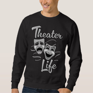 Theater Life Comedy en Tragedy Masks Trui