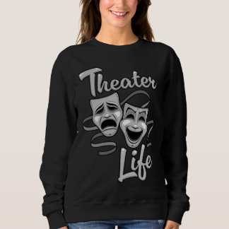 Theater Life Comedy en Tragedy Masks Trui