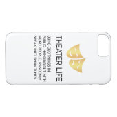 Theater Life Funny Broadway Musical Theater Case-Mate iPhone Case (Achterkant (Horizontaal))