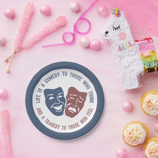 Theater Life Quote-borden Papieren Bordje (Feest)