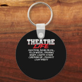 Theater Life Theater Actor Actrress Cadeau Sleutelhanger (Voorkant)