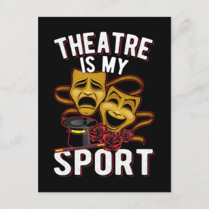 Theater Love Drama Theater Actors Briefkaart