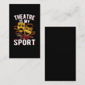 Theater Love Drama Theater Actors Visitekaartje (Voorkant / Achterkant)