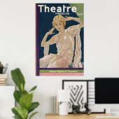 Theater Magazine oktober 1930 Poster (Thuiskantoor)