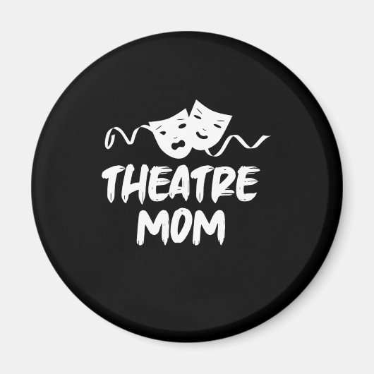 Theater mam theater moeder actrice-cadeau magneet (Voorkant)