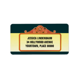 Theater Marquee Bar Bat Mitzvah Etiket