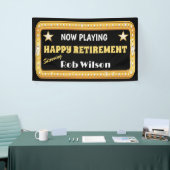 Theater Marquee Pensionering Party Spandoek (Beurs)