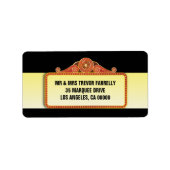 Theater Marquee Return Etiket (Voorkant)