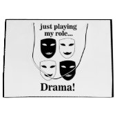 Theater Mask Theater Drama Uitvoerende Kunsten Gra Groot Cadeauzakje (Voorkant)