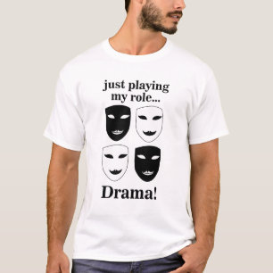 Theater Mask Theatre Drama Grappig T-shirt