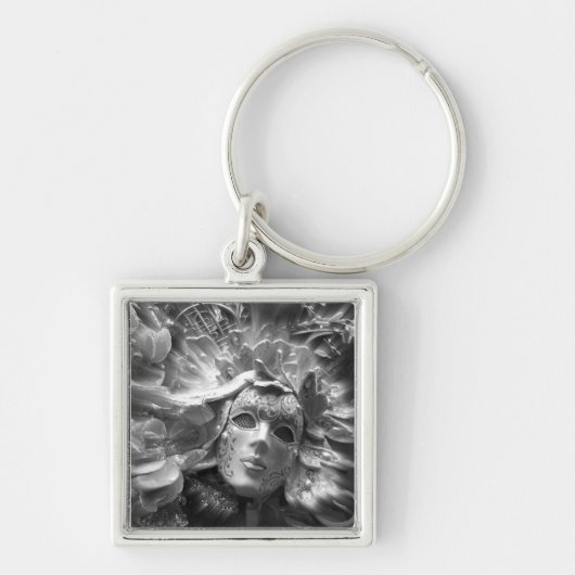 Theater Masker Sleutelhanger Cadeau Elegant (Voorkant)