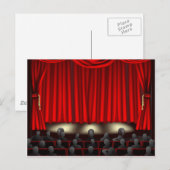 Theater met publiek briefkaart (Voorkant / Achterkant)