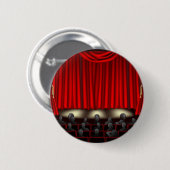 Theater met publiek ronde button 5,7 cm (Voorkant /achterkant)