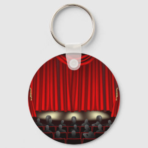 Theater met publiek sleutelhanger