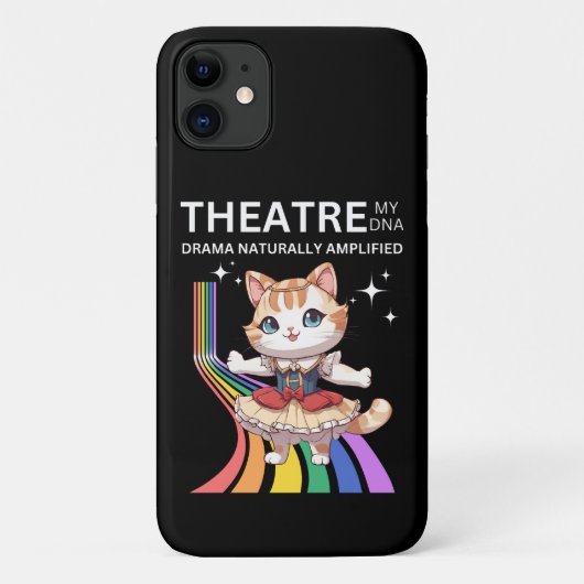 Theater Mijn DNA Drama Naturally Amplified Case-Mate iPhone Case (Achterkant)