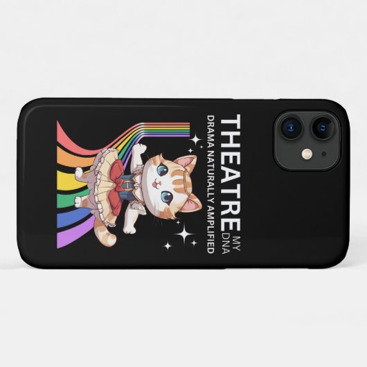 Theater Mijn DNA Drama Naturally Amplified Case-Mate iPhone Case (Achterkant (horizontaal))
