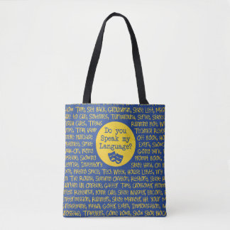 Theater: Mijn taal spreken Tote Bag