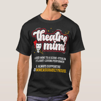 Theater Mimi Definitie Theater Mimi Theater Actric T-shirt