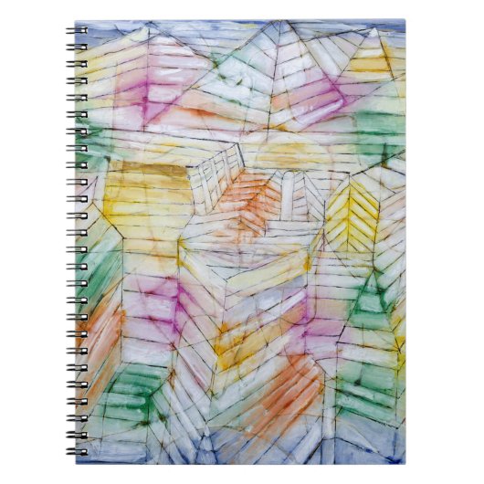 Theater-Mountain-Construction (1920) van Paul Klee Notitieboek (Voorkant)