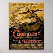 Theater National de L'Opera-Comique ~ Cendrillon Poster (Voorkant)