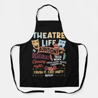 Theater Nerd Acteur Musical Theater Life Audities Schort