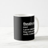 theater Nerd Definition Theater Thespian Koffiemok (Voorkant rechts)