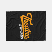Theater Nerd For Actors Musical Theatre Is My Srt  Fleece Deken (Voorkant (Horizontaal))