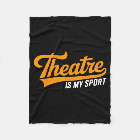 Theater Nerd For Actors Musical Theatre Is My Srt  Fleece Deken (Voorkant)