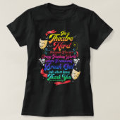 Theater Nerd Musical Broadway Actor Theater Thespi T-shirt (Design voorkant)