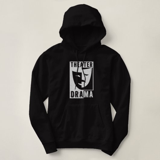 theater Nerd voor drama Actor en actrress Gift Mas Hoodie (Design voorkant)