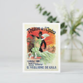  Theater Opera Carnival 1896 Briefkaart (Staand voorkant)