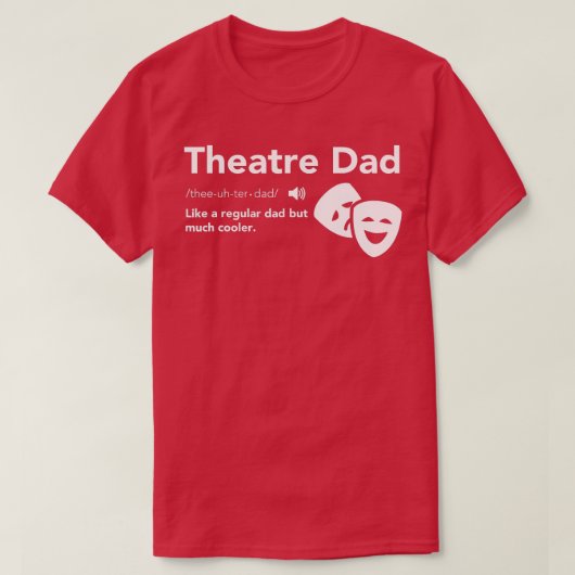 Theater pa Definition Musical Broadway Theater F T-shirt (Design voorkant)