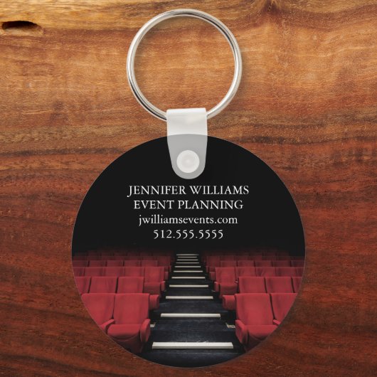 Theater Performing Arts Custom Event Planner Sleutelhanger (Voorkant)