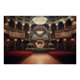 Theater Pipe Organ Designer's Area Perfect Poster