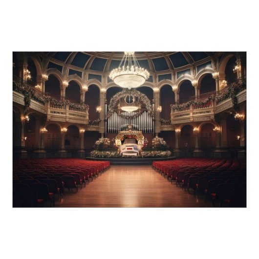 Theater Pipeorgel Ontwerper's Gebied Foto Afdruk (Voorkant)