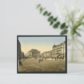 Theater Place, Montpelier, Frankrijk klassiek Phot Briefkaart (Staand voorkant)