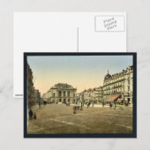 Theater Place, Montpelier, Frankrijk klassiek Phot Briefkaart (Voorkant / Achterkant)