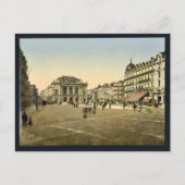 Theater Place, Montpelier, Frankrijk klassiek Phot Briefkaart (Voorkant)