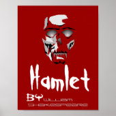 Theater Play Poster Hamlet van William Shakespeare (Voorkant)