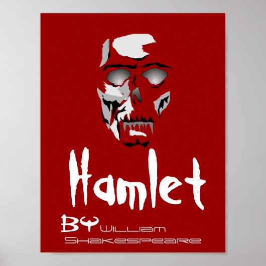 Theater Play Poster Hamlet van William Shakespeare (Voorkant)