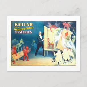 Theater Poster: Kellar Cabinet Mysteries Briefkaart